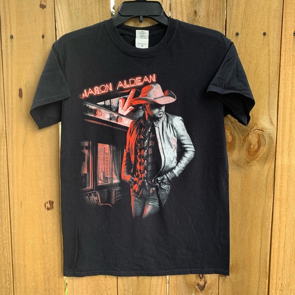 COPY - Jason Aldean Burn in Down Tour T-shirt Size S - Picture 2 of 11